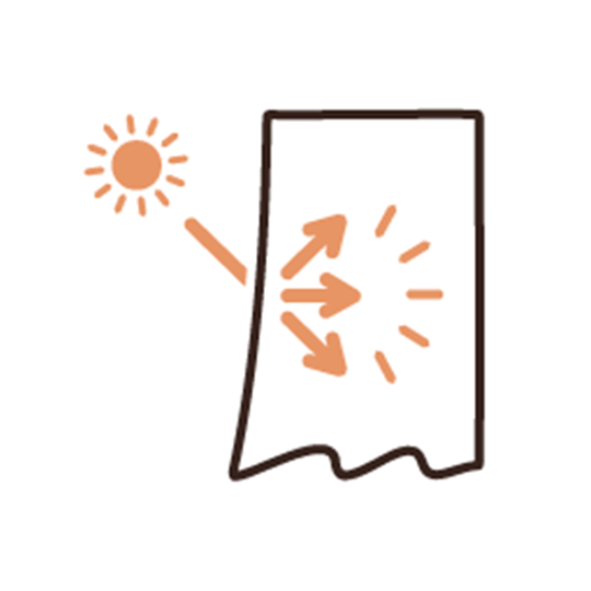 非遮光ロールスクリーン