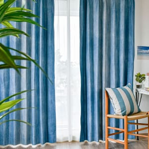 デニム風カーテン