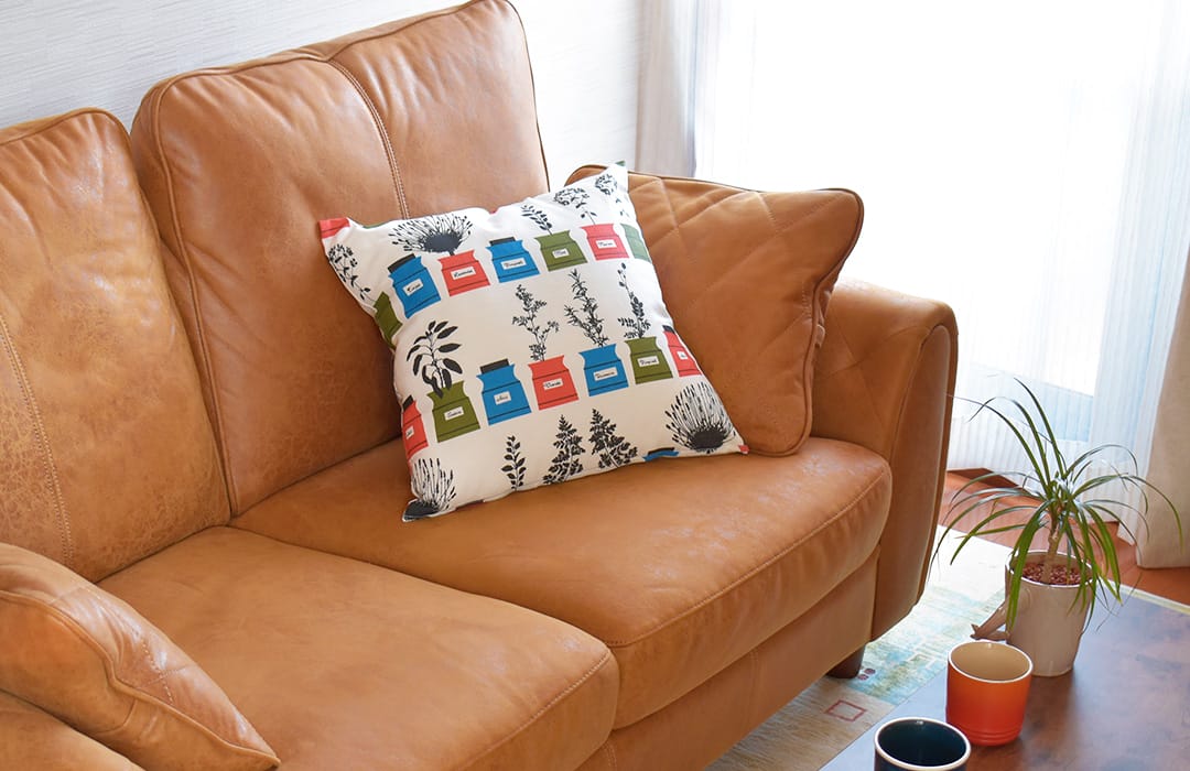 クッションカバー　ペーションズクリッドスコープ