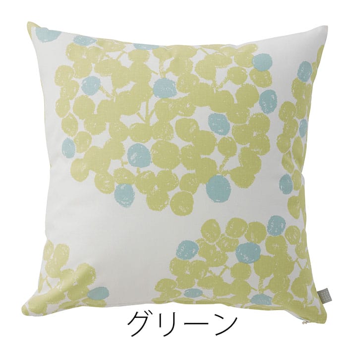 クッションカバー フロート(グリーン)