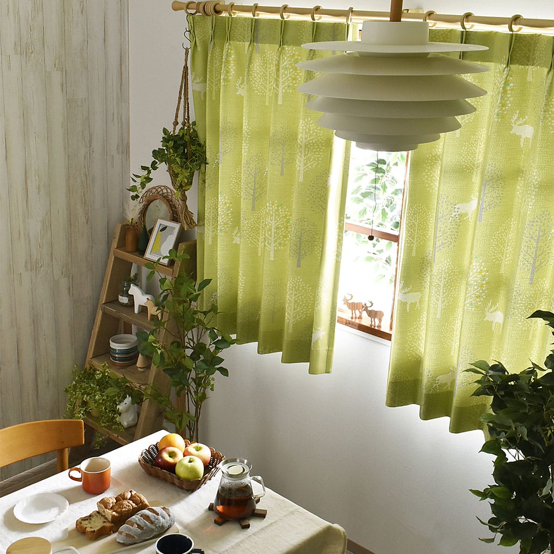 ヒュッテグリーンをダイニングにつけた画像