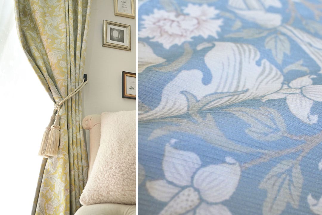 フリンジタッセルで高級感を演出する完全遮光カーテン