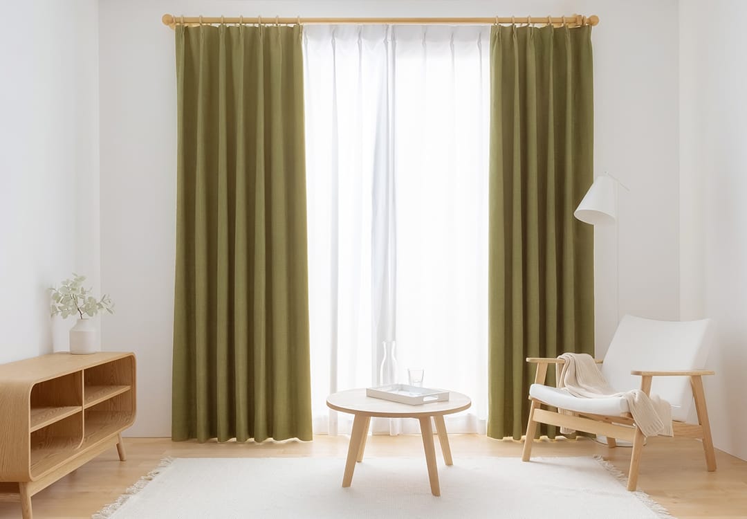 北欧テイストのお部屋に合うオリーブグリーン