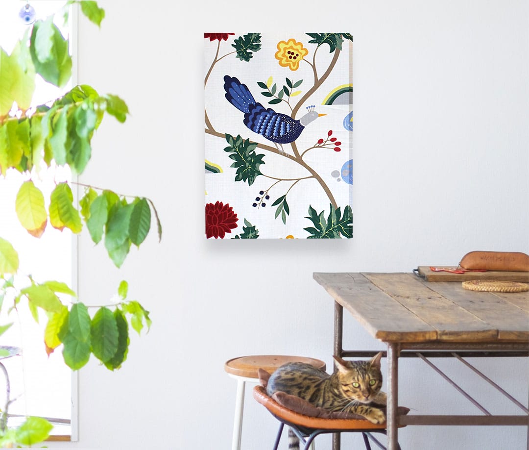 バードランド　ファブリックパネル