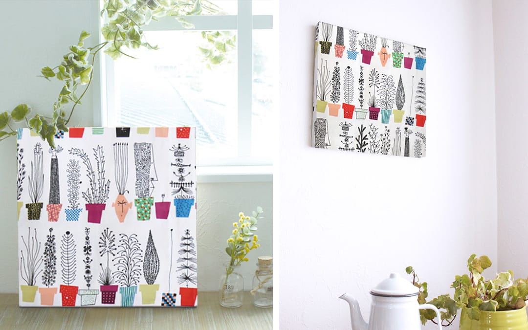 イタリエンスクブロムスティルヒッラ　ファブリックパネル