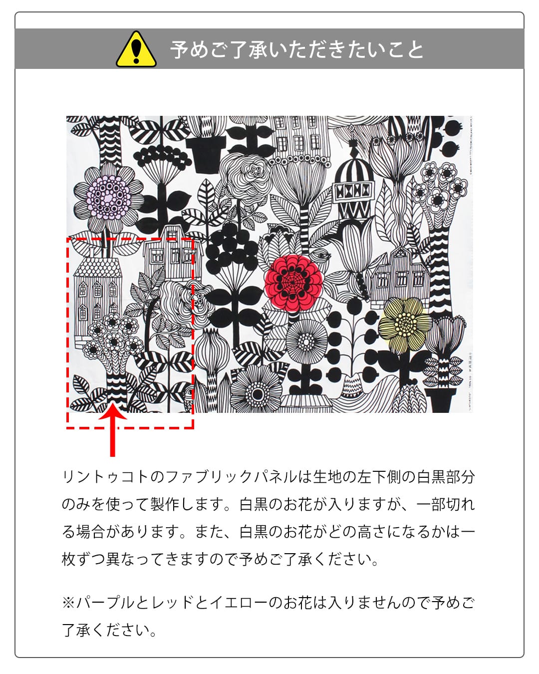 リントゥコト　ファブリックパネル