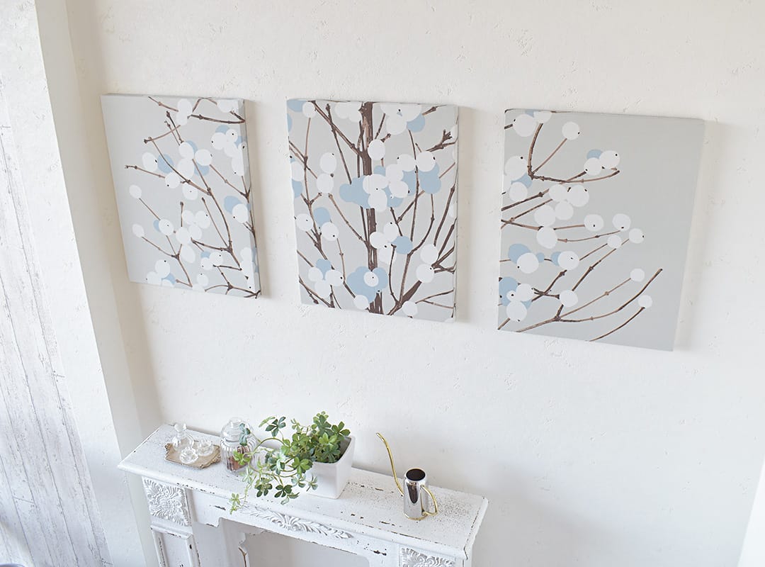 ルミマルヤ　ファブリックパネル　3枚セット