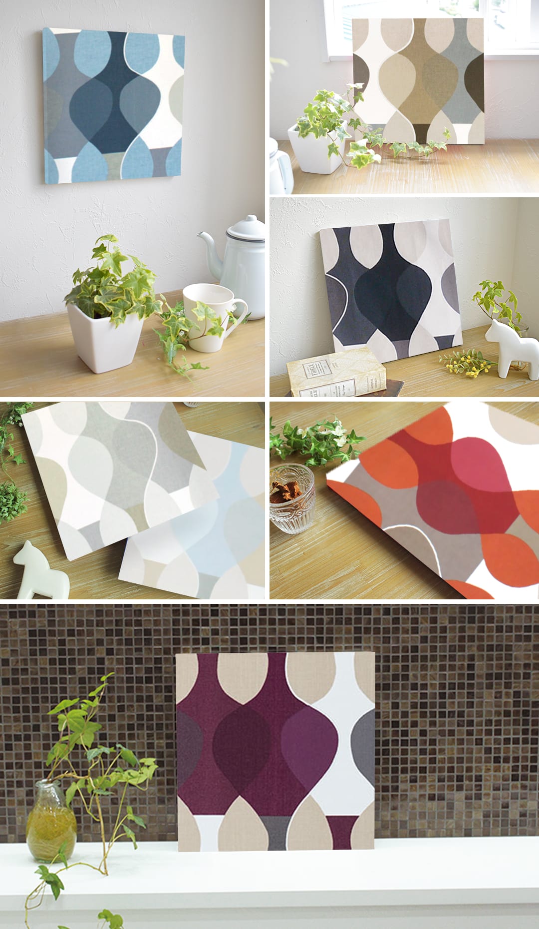 マラガ　ファブリックパネル