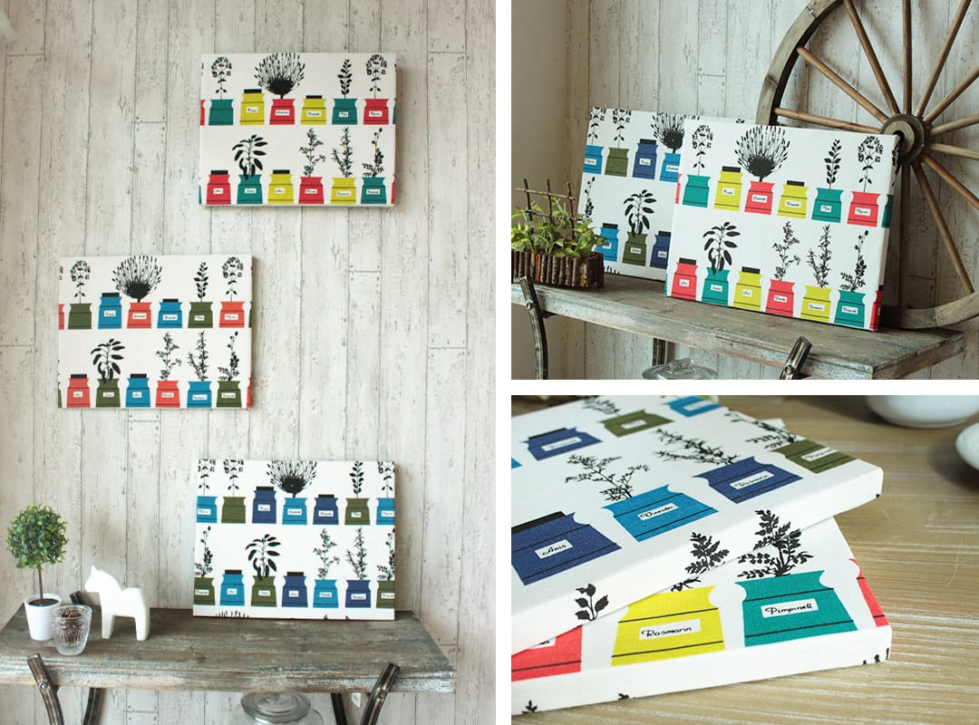 ペーションズクリッドスコープ　ファブリックパネル　3枚セット