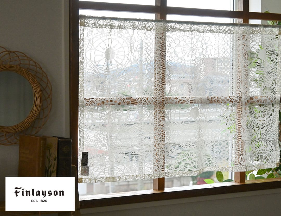 カフェカーテンレース　タイミ