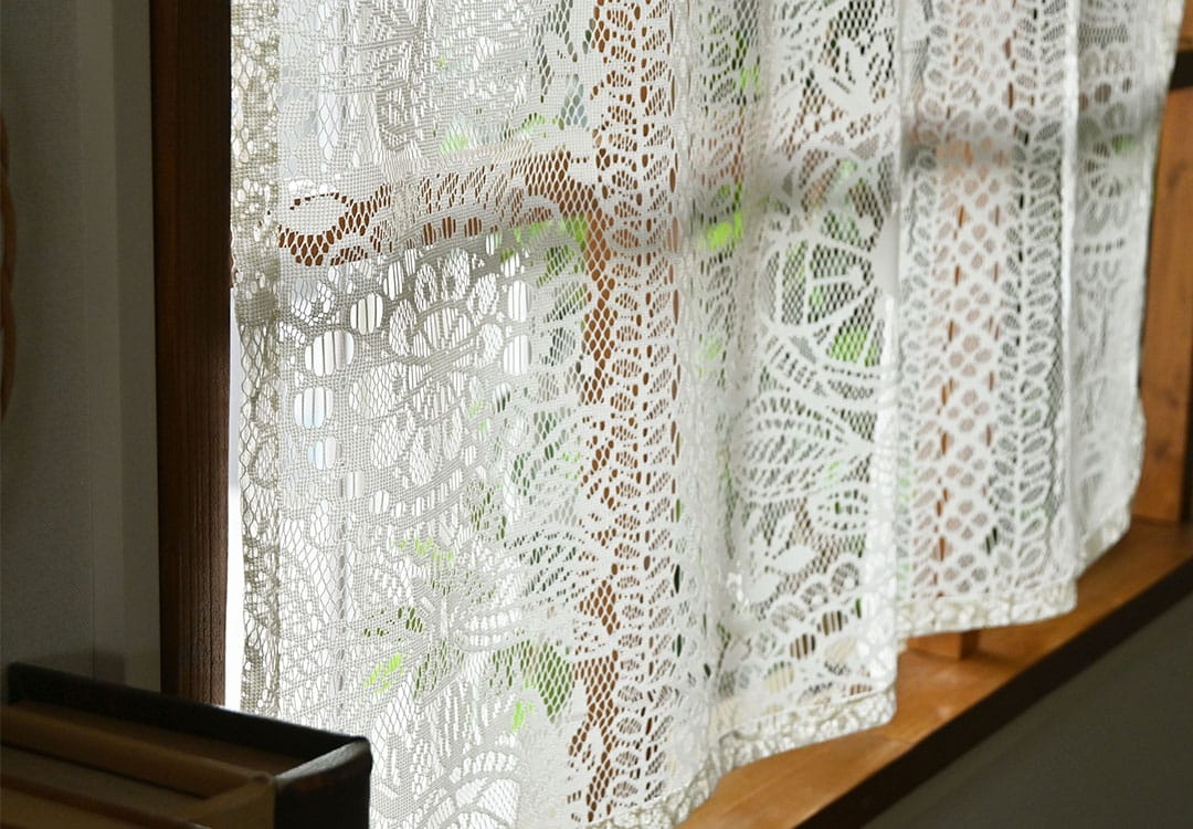 カフェカーテンレース　タイミ