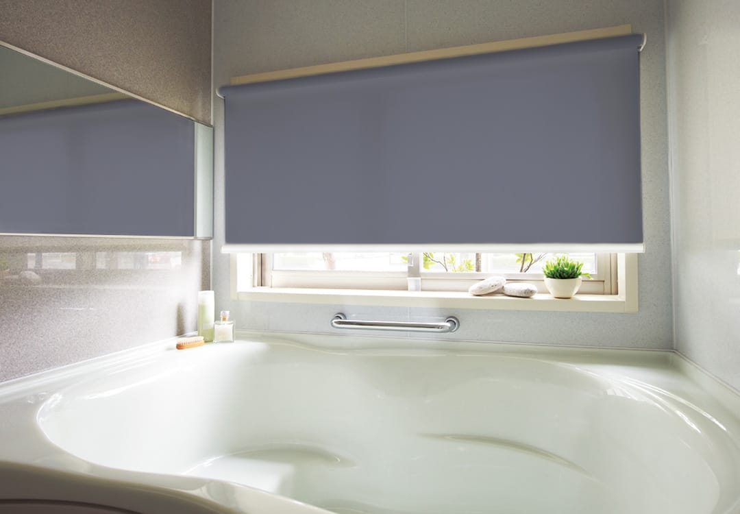 ロールスクリーン フラック バスタイプ クラウドネイビー