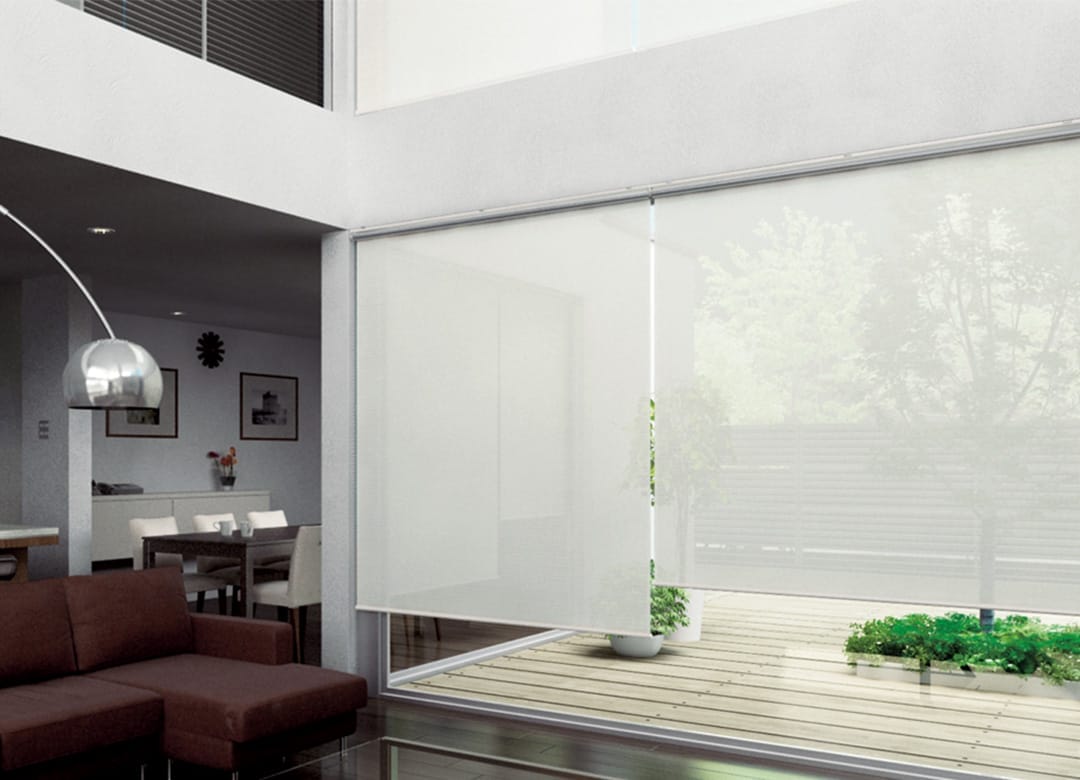 ロールスクリーン ルーテ遮熱 グレイ