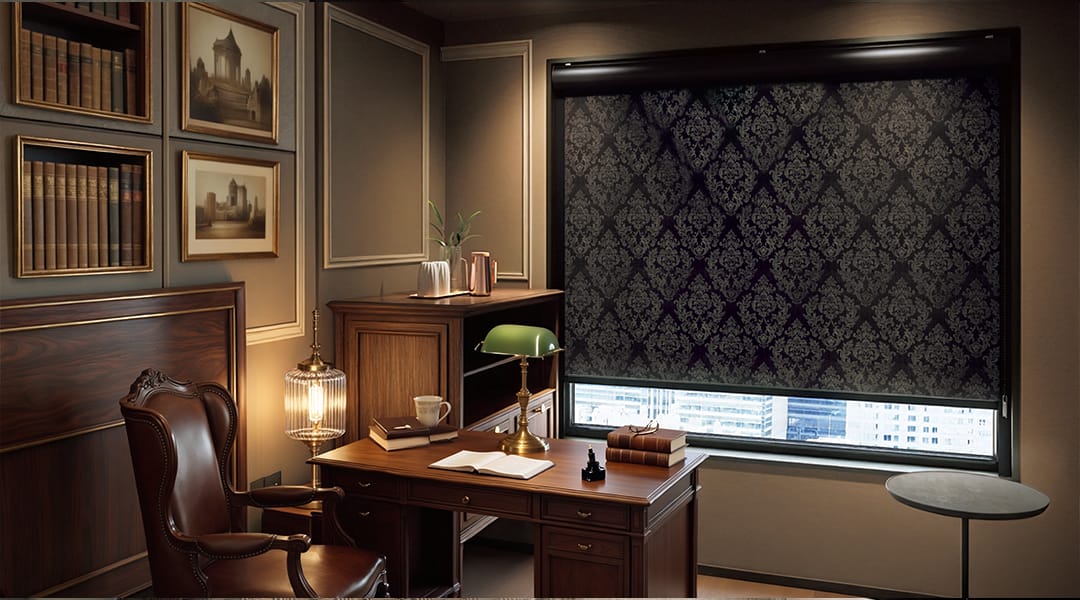 ロールスクリーン チャコールグレイ