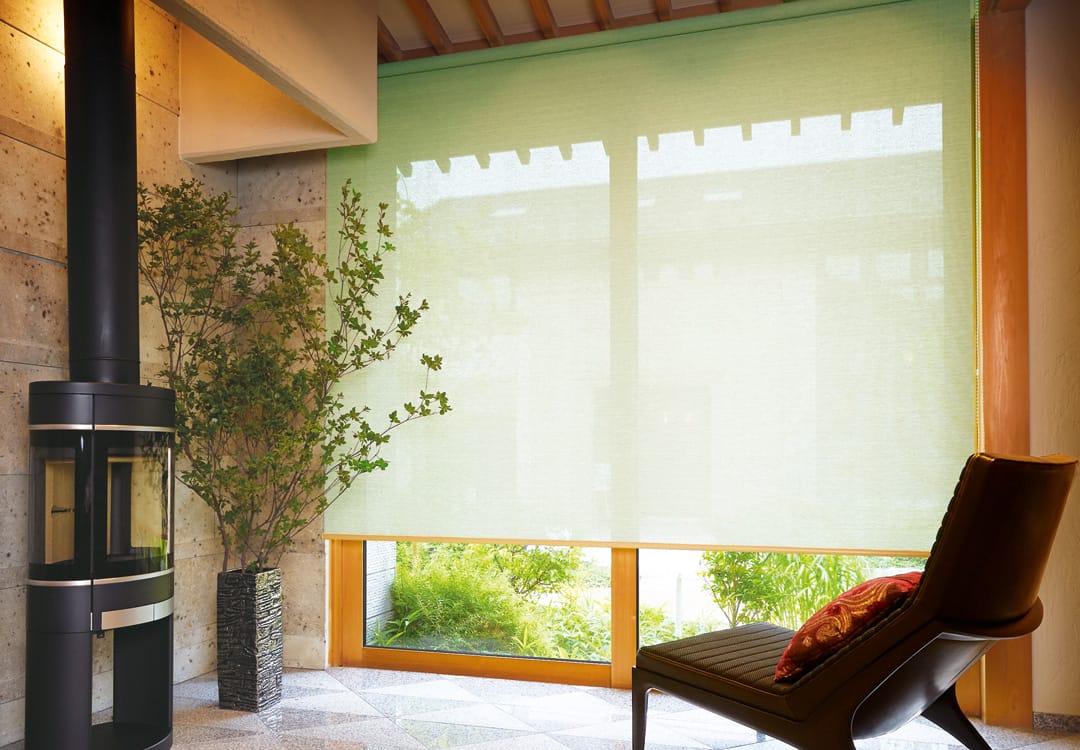 ロールスクリーン スクレ遮熱 ペールメロン