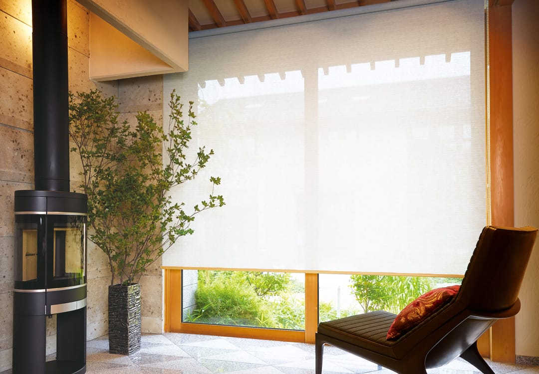 ロールスクリーン スクレ遮熱 ピュアホワイト