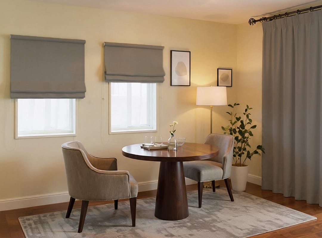 オールワン シェード モダン シェードカーテンオールワン（アッシュブラウン）のコーディネート例
