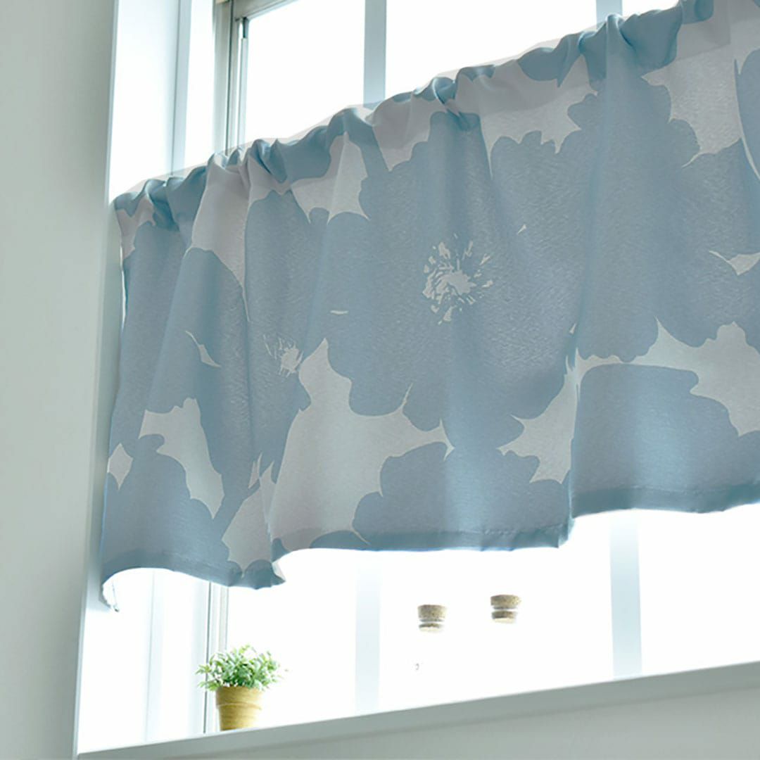 北欧風の遮光カフェカーテン「カレン」| カーテン通販専門店カーテンズ