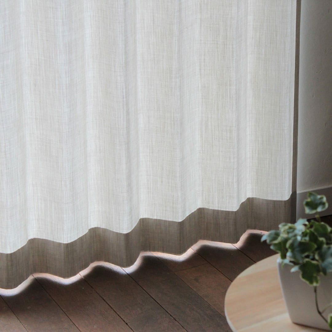 アイレットカーテン ベージュ リング9個 アイレットカーテン ベージュ