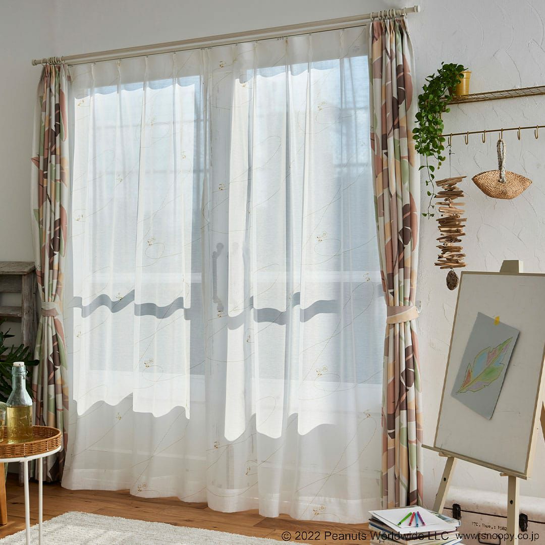 スヌーピー】【ボイルレース】ジークレフボイル｜PEANUTS | カーテン