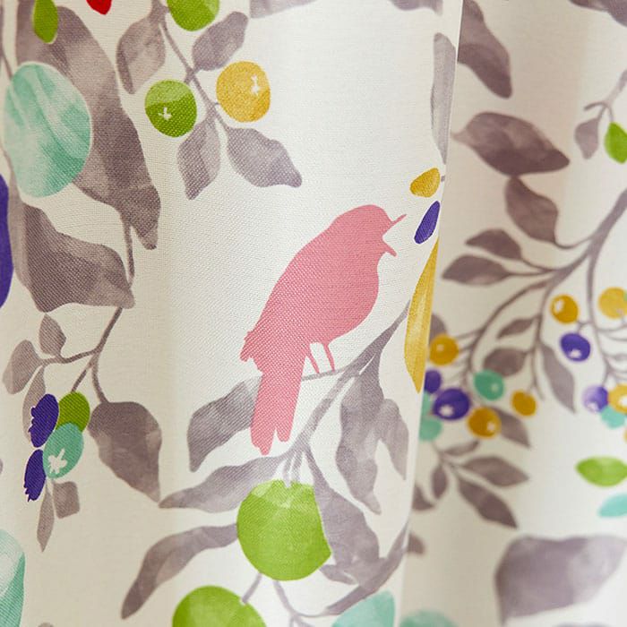 北欧・遮光カーテン】フルーツトリ カーテン通販専門店カーテンズ