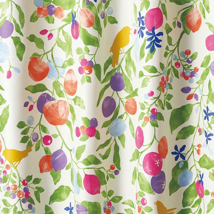 北欧・遮光カーテン】フルーツトリ カーテン通販専門店カーテンズ