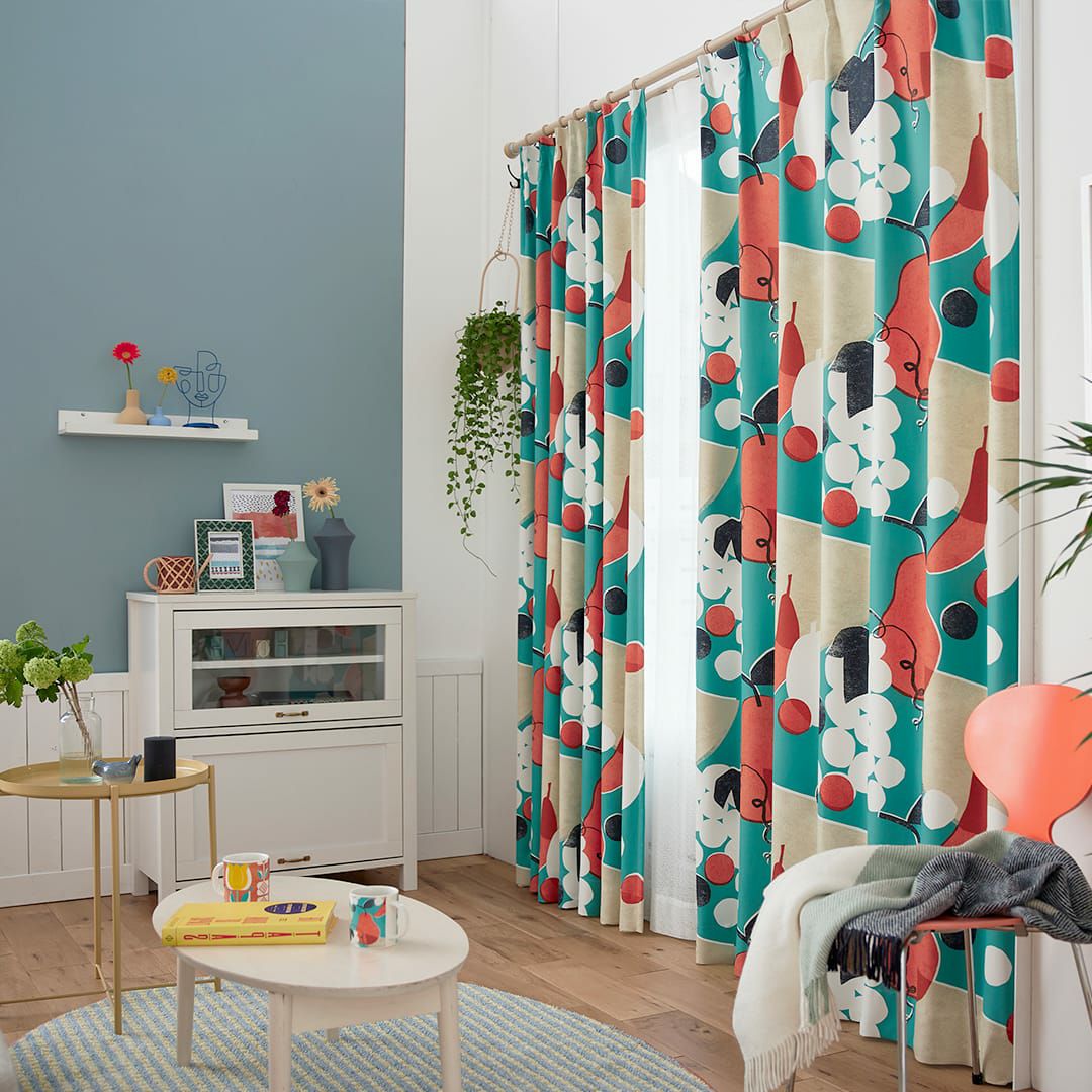 北欧・遮光カーテン】フルーツフルーツ| カーテン通販専門店カーテンズ