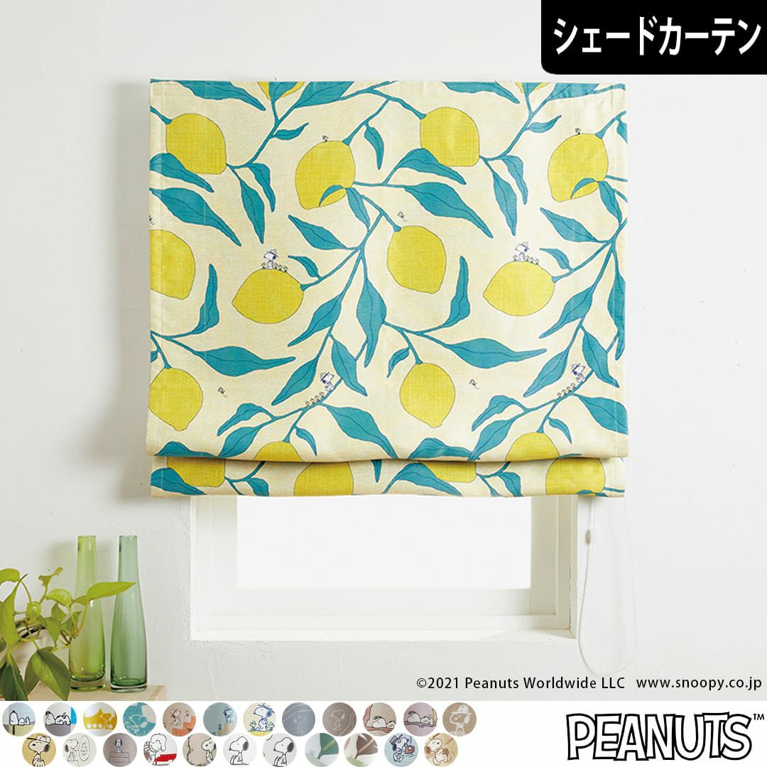 豊富なデザインから選べるPEANUTS（スヌーピー）のシェードカーテン