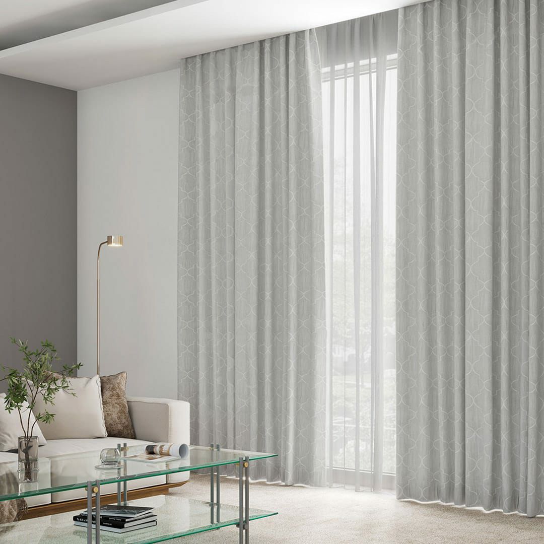 モロッカン風デザインの防炎カーテン「カサブランカ」 | カーテン通販