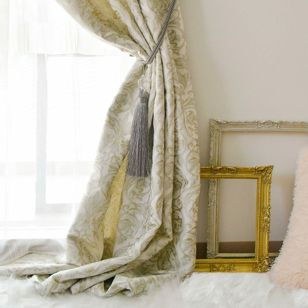 クラシカルなジャガード織の防炎カーテン「エタニティ」 | カーテン