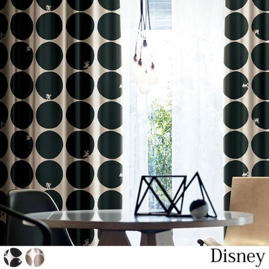 甘すぎない優しい大人のディズニーカーテン アジサイ | カーテン通販