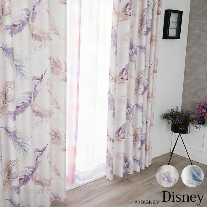 フラン｜MICKEY(ミッキー)｜ディズニー｜水彩タッチの羽が舞う