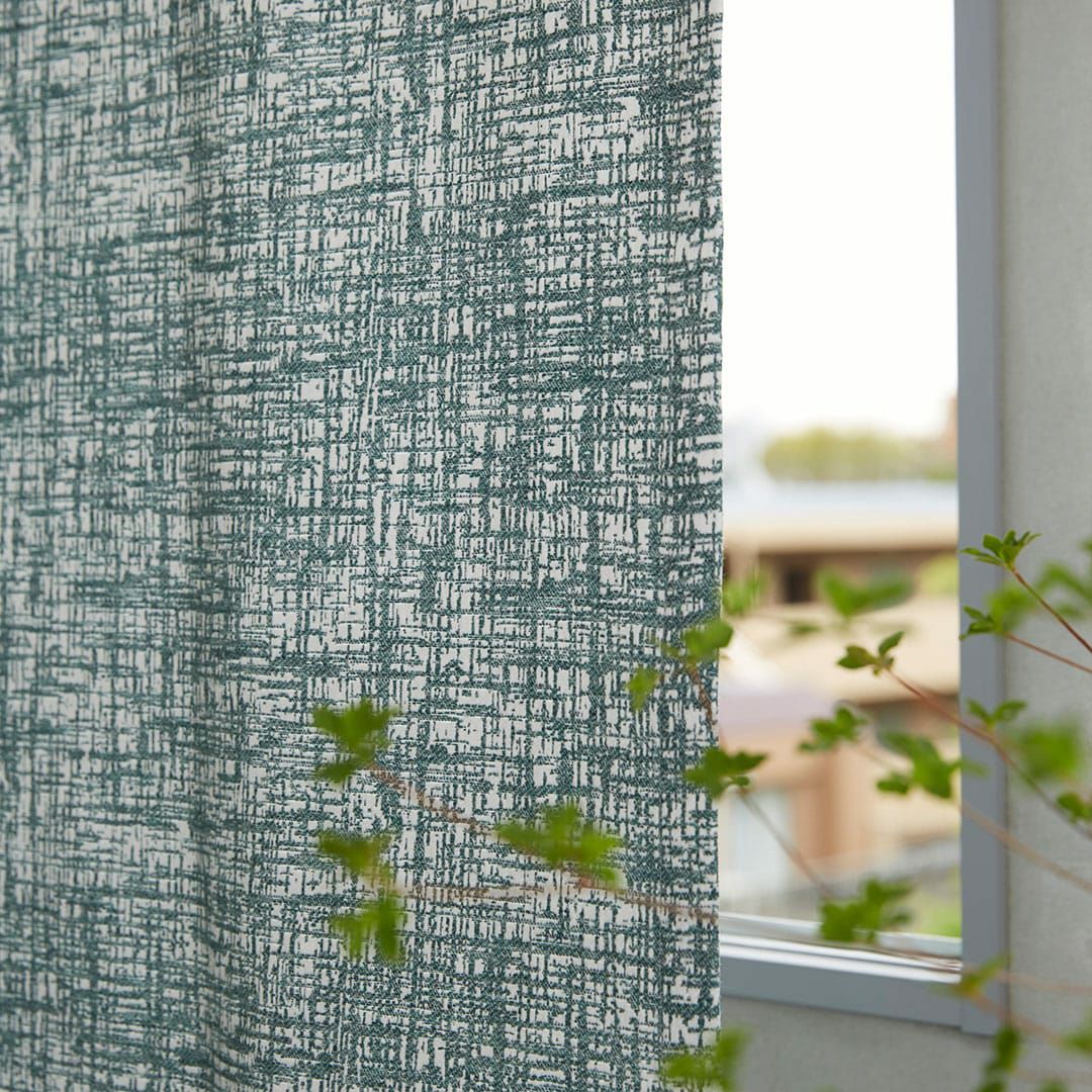 リサイクル繊維のジャガードカーテン | カーテン通販専門店カーテンズ