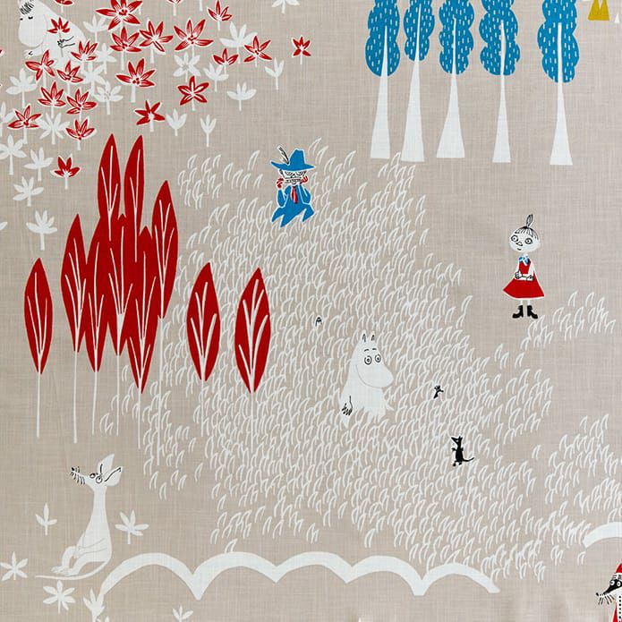 ムーミン谷の物語をそのままカーテンに。綿100％カーテン | カーテン