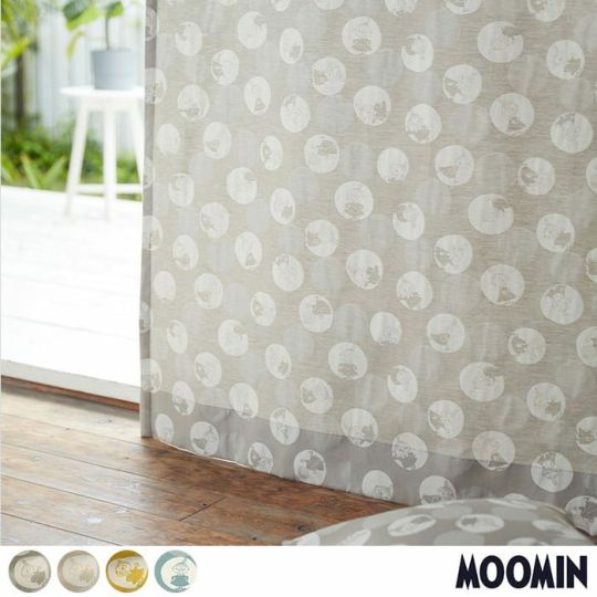 天然素材のムーミンカーテン。鈴木マサル氏デザイン| カーテン通販専門
