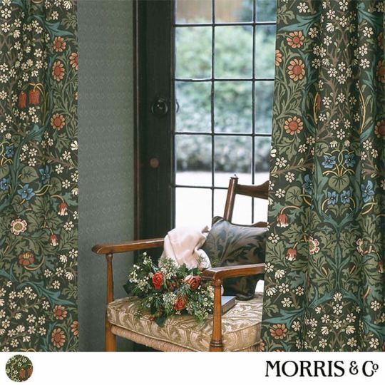 MORRIS&Co. カーテン & 輸入レースカーテンセット MORRIS&Co. カーテン & 輸入レースカーテンセット 【公式通販】