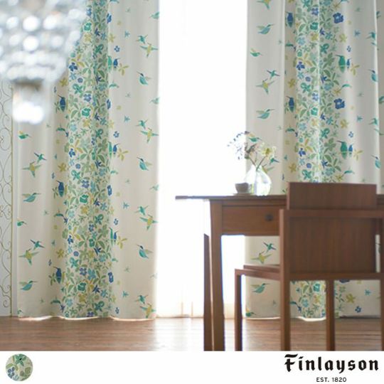 unico 北欧　遮光カーテン　遮光仕上げ 小鳥のさえずりが聞こえてきそうな北欧遮光カーテン ヴィゼルス