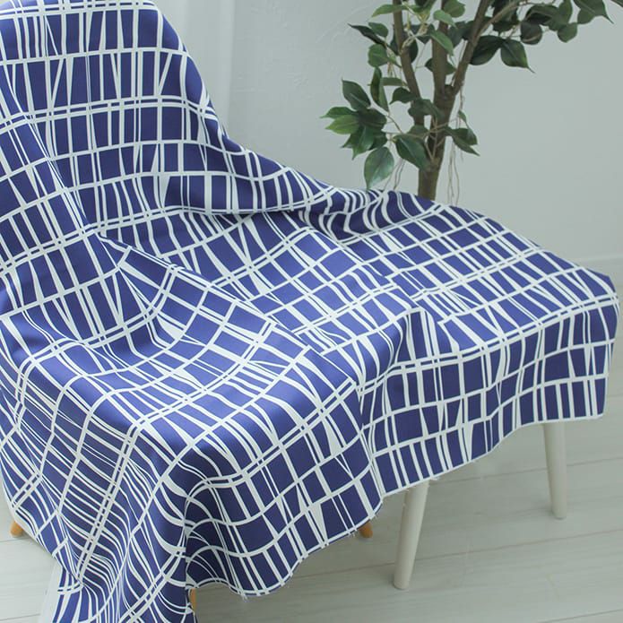 ME8031 青系 幾何学模様 ドレープカーテン 152cm ME8031 青系 幾何学模様 ドレープカーテン 152cm ME8031 青系 幾何学