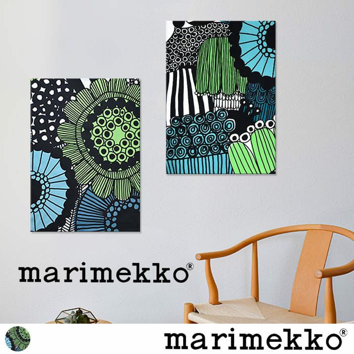 マリメッコのファブリックパネル「シイルトラプータルハ」Lサイズ