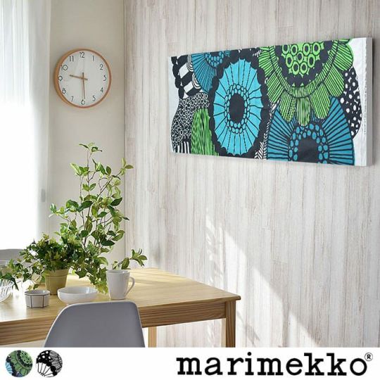 マリメッコのファブリックパネル「シイルトラプータルハ」Lサイズ