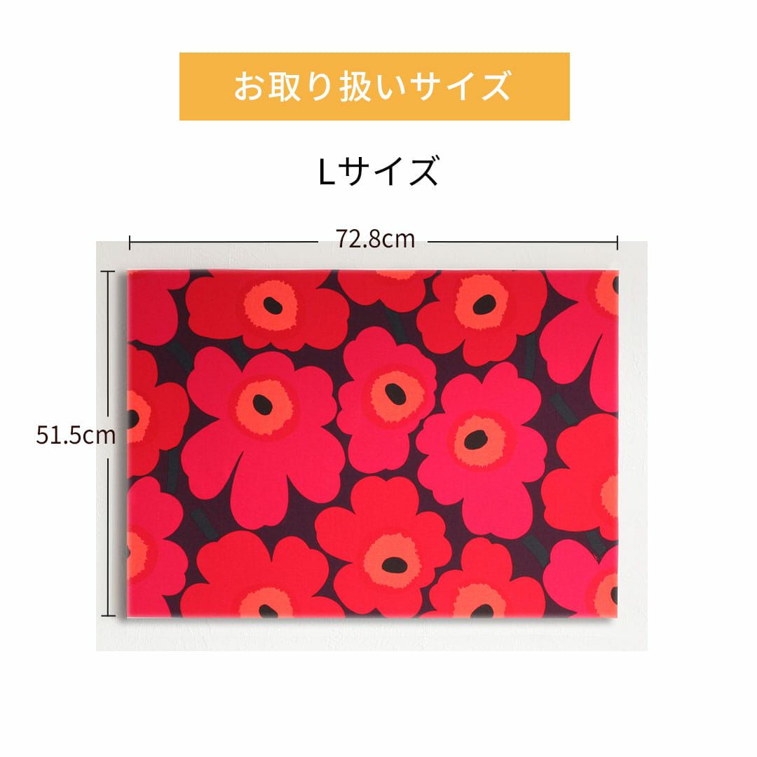 北欧雑貨】ファブリックパネル ピエニウニッコ｜marimekko(約73x51)L