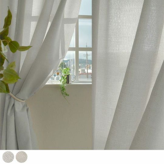 リトアニアリネンのレースカーテン「ポピエット」 | カーテン通販専門
